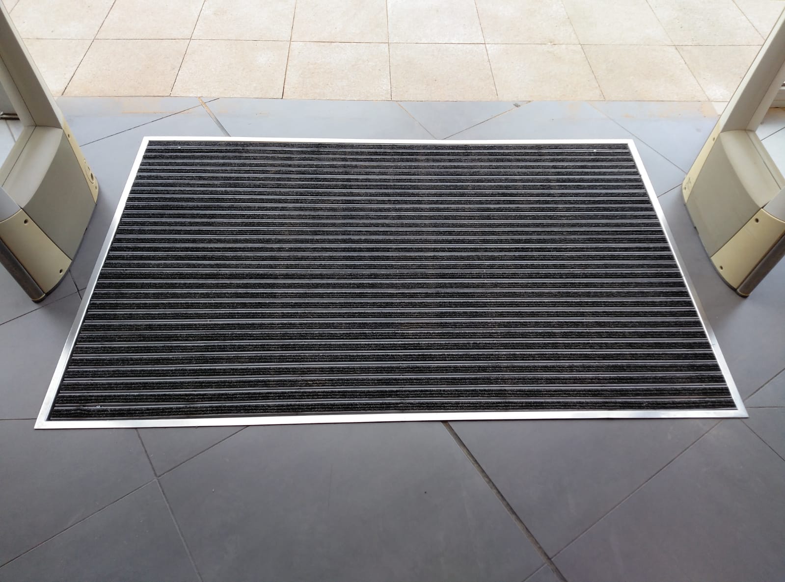 Instalación de felpudo